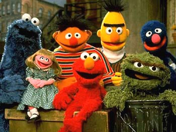 Les personnages de Sesame Street